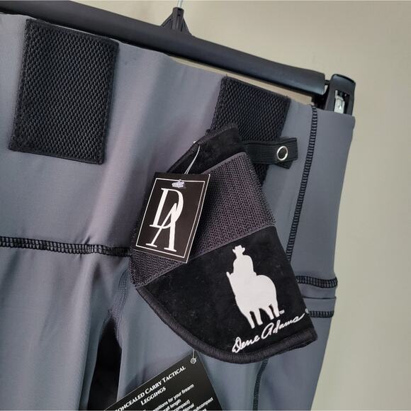 Dene Adams Concealed Carry Tactical Leggings Grey XS - Picture 4 of 8